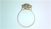 Ringe Sommer Dame Anello Con Pietra in Gelbgold Granato STILE GRANATI OV 470 - STILE GRANATI OV 470